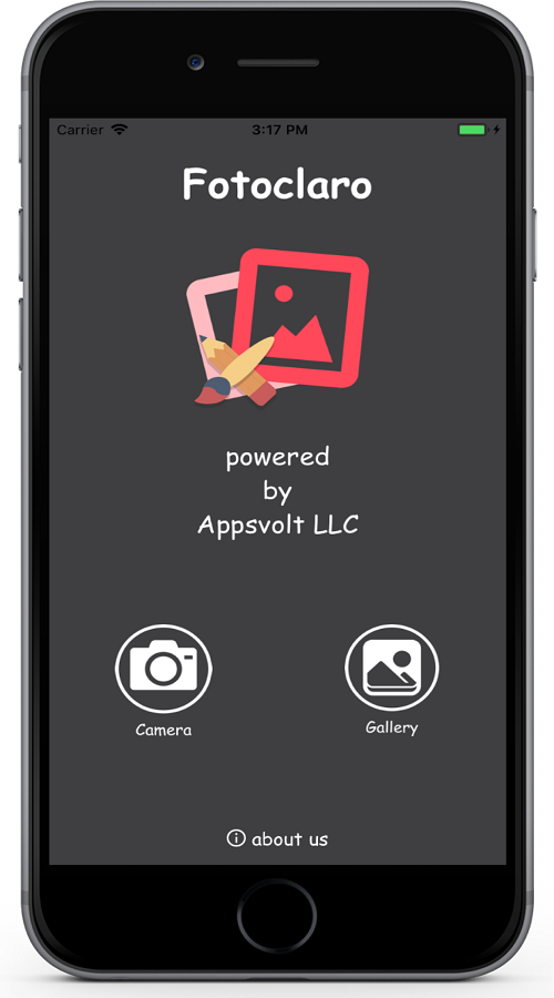 Photo Editing & Enhancing Application screenshot 1